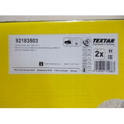 MINI - TARCZE PRZÓD TEXTAR 92183503